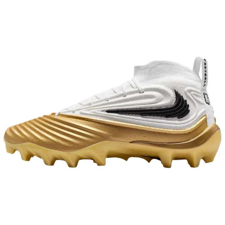 Nike Nike Alpha Menace 5 Breathable Support Soccer Shoes Men's White Gold