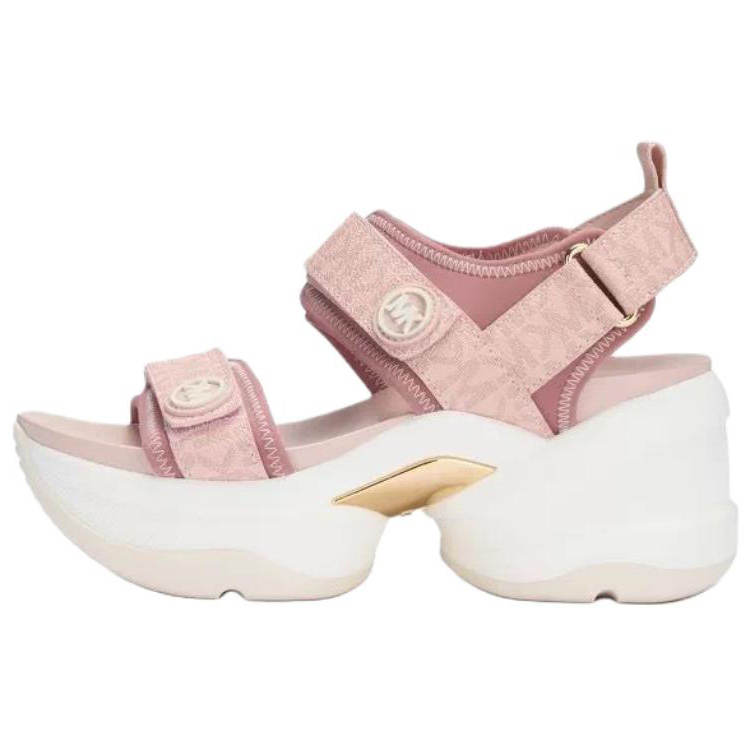 MICHAEL KORS Olympia Beach Sandals 8cm Women's Pink
