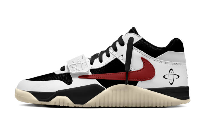 Jordan Jordan x Travis Scott Jumpman Jack Trendy Travis Scott X AJ1 Slip Resistant Abrasion Resistant Mid top
