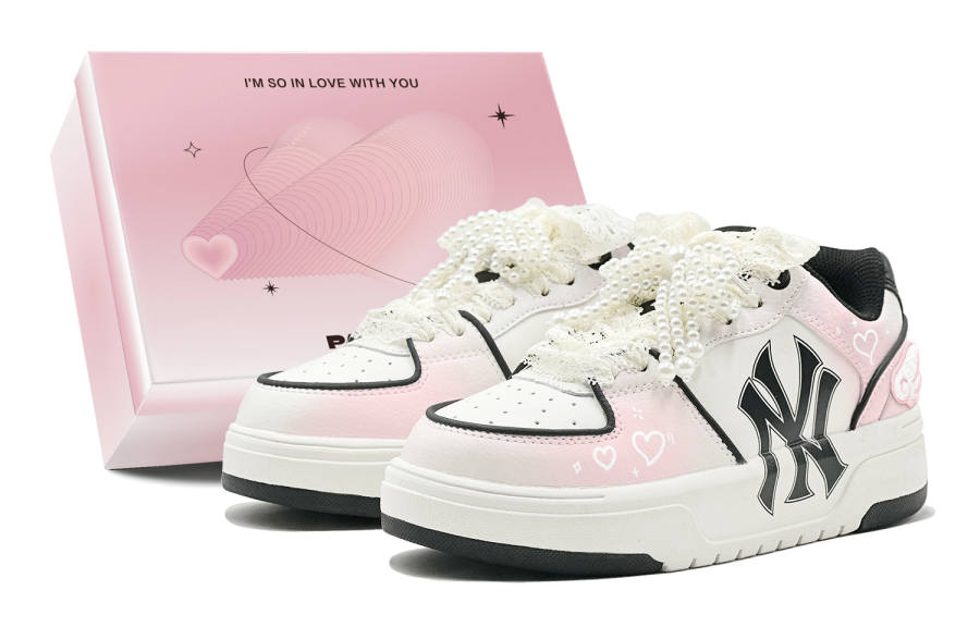MLB MLB Chunky Liner Skateboard Shoes Unisex Low Top White