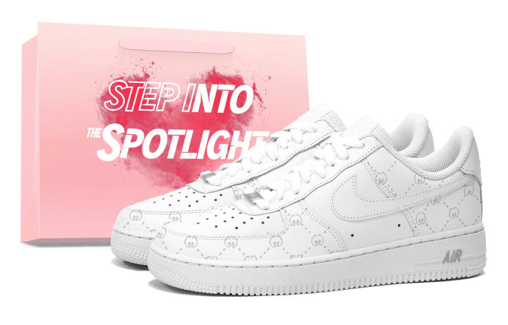 Nike Nike Air Force 1 A Chifan, Shopping Bag Leather Slip Resistant Abrasion Resistant Low top Skateboard Shoes Unisex