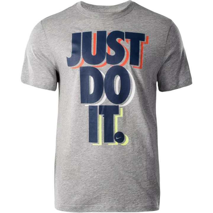 Nike Nike T Shirts Men's Gray Crew Neck