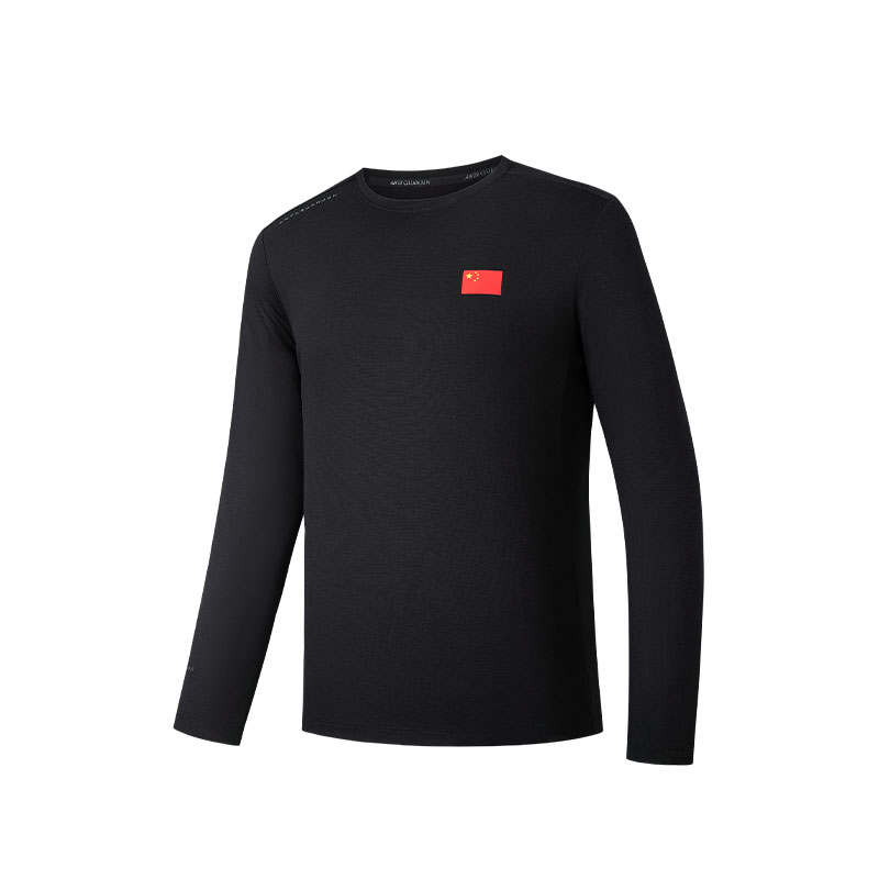 ANTA Anta Long Sleeved Knitwear Men's Basic Black