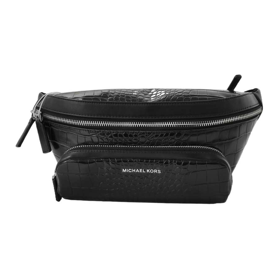 MICHAEL KORS COOPER Label Fanny Pack Men's Black
