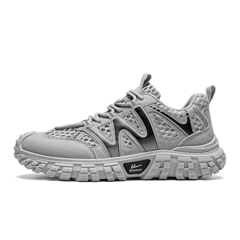 WARRIOR Mountaineering & Hiking Shoes Men's Low Top Gray/Black