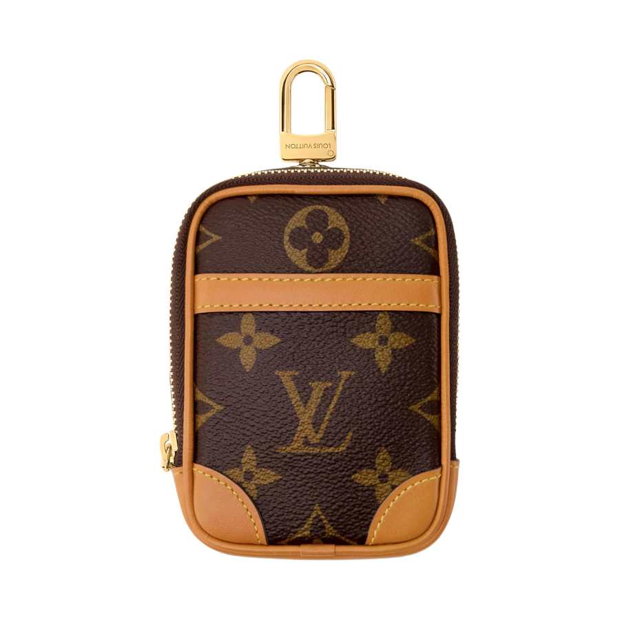 LOUIS VUITTON Monogram Canvas Coin Purse Mini Men's Brown