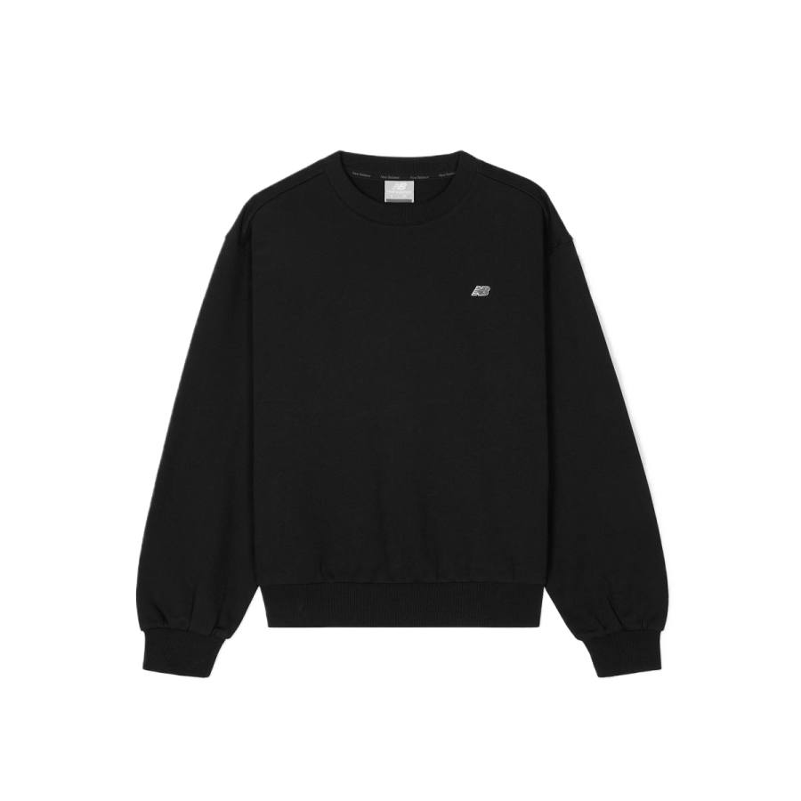 New Balance New Balance Sweatshirts Women's Black Crew Neck Moderate