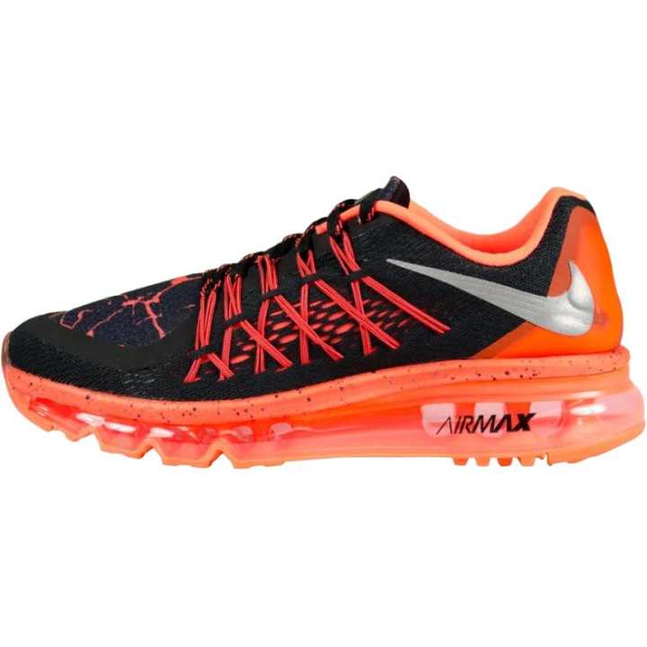 Nike Nike Air Max 2015 Kids' Running Shoes Black Orange Kids'