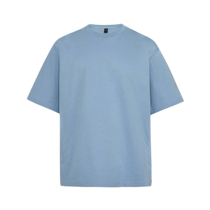 Adidas Adidas T Shirts Men's Texture Blue Crew Neck