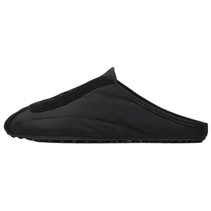 ZARA Plastic Sole Abrasion Resistant Closed Toe Slippers Women's Black