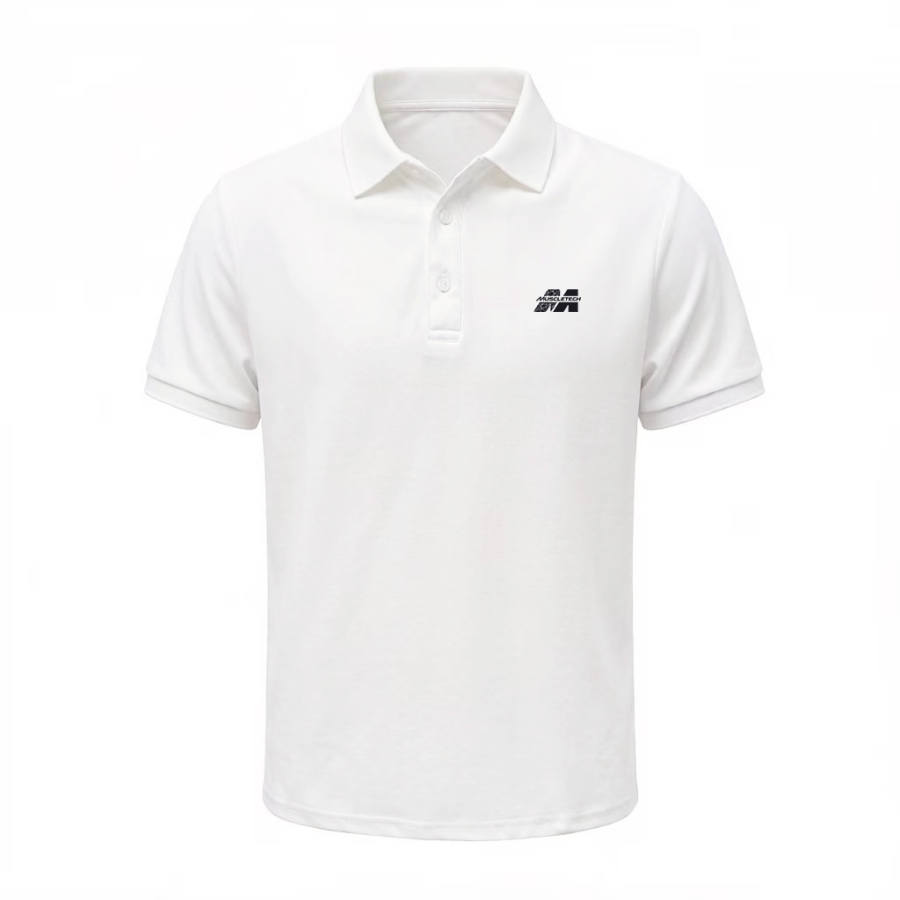 MUSCLETECH Polo Shirts Unisex Polo Collar Moderate Straight Fit