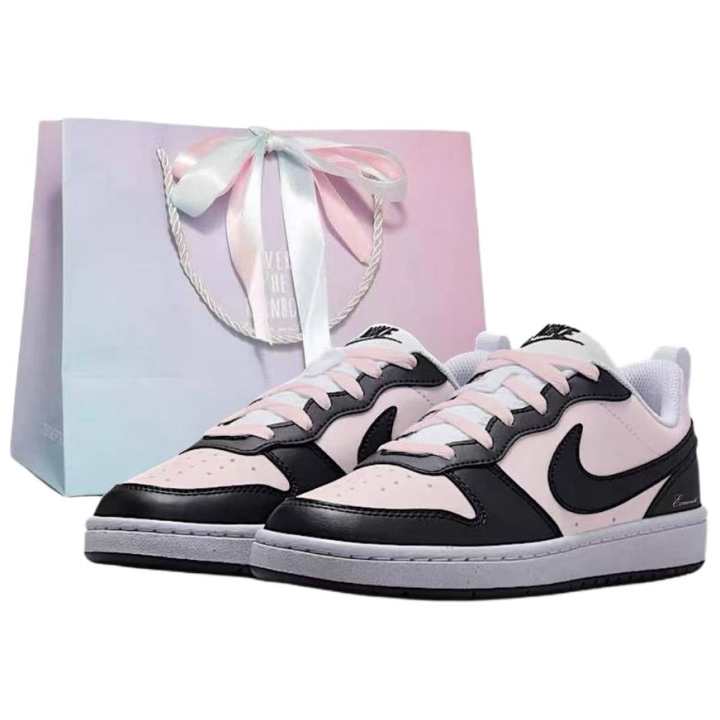 Nike Nike Court Borough Cherry Blossom Pink Leather Slip Resistant, Abrasion Resistant, Lightweight Low top Skateboard Shoes