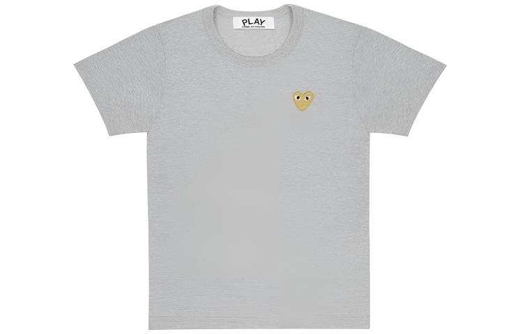 CDG Play CDG Play Gold Heart T Shirt