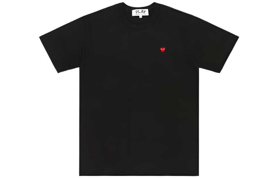CDG Play Regular T Shirt Women's Black