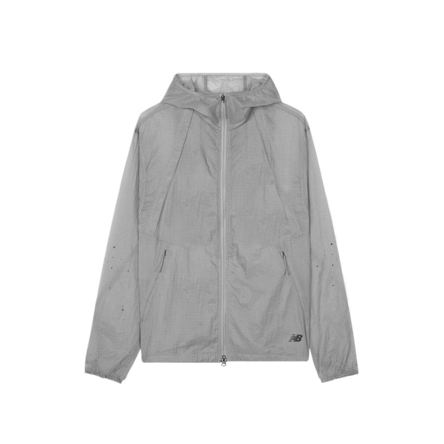 New Balance New Balance Jackets Unisex Light Gray Hooded Moderate Other