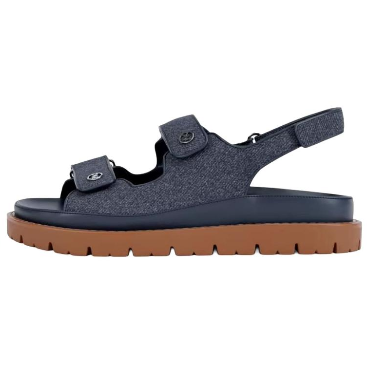 MICHAEL KORS Holland One Strap Sandals 3.5cm Women's Denim Blue