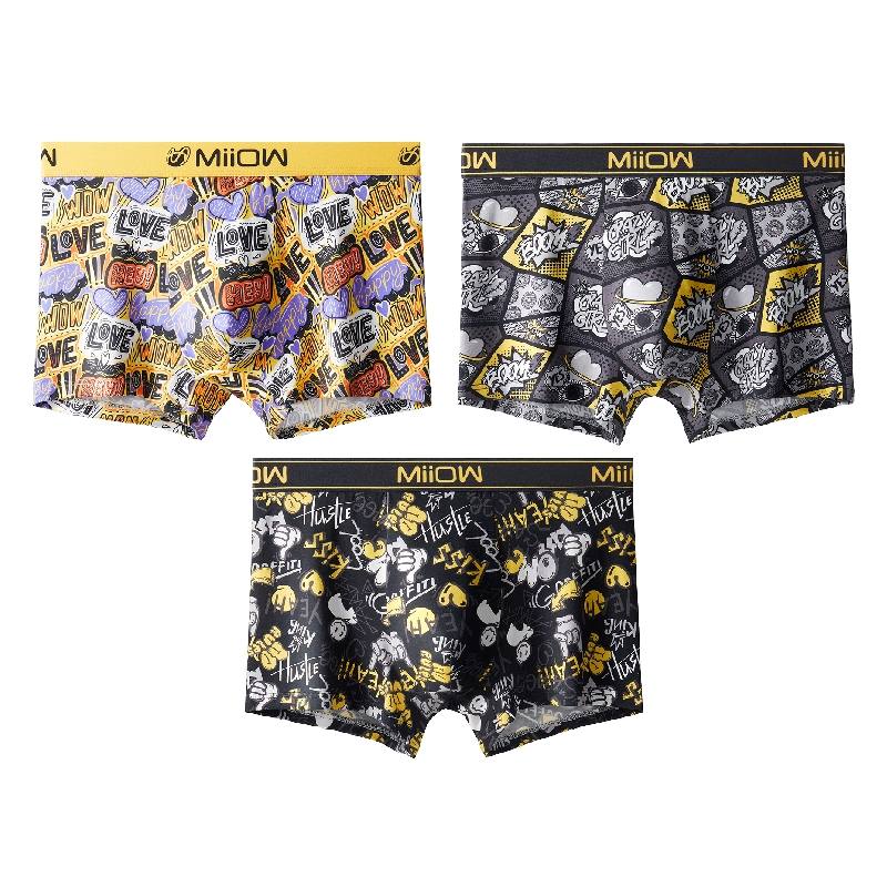 MIIOW MIIOW Men's Boxer Briefs Men's 3 Pack