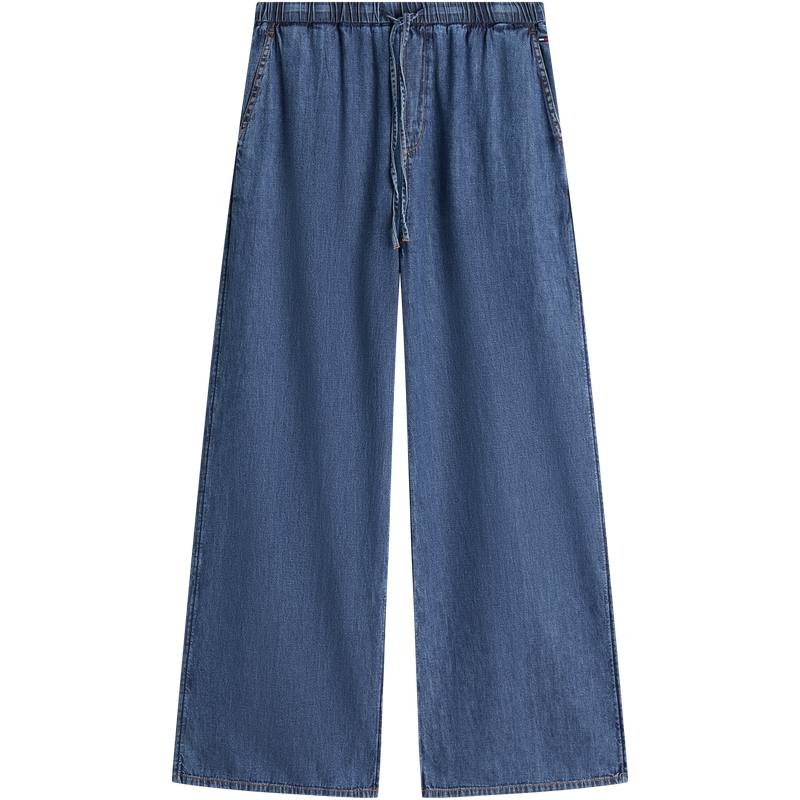 Tommy Hilfiger Jeans Women's Denim Blue 1A5 Moderate Straight Fit Pants