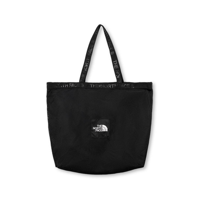 THE NORTH FACE Polyester Mesh Fabrics Tote Handbag, Shoulder Bag Unisex Cosmic Black