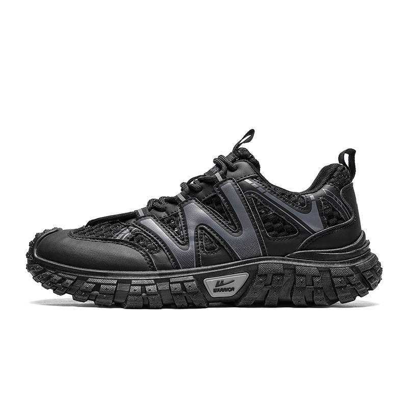 WARRIOR Mountaineering & Hiking Shoes Men's Low Top Gray/Black