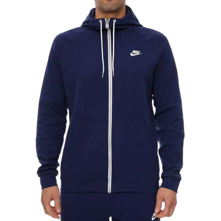 Nike Nike Sweatshirts Men's Blue Hooded Moderate Straight Fit