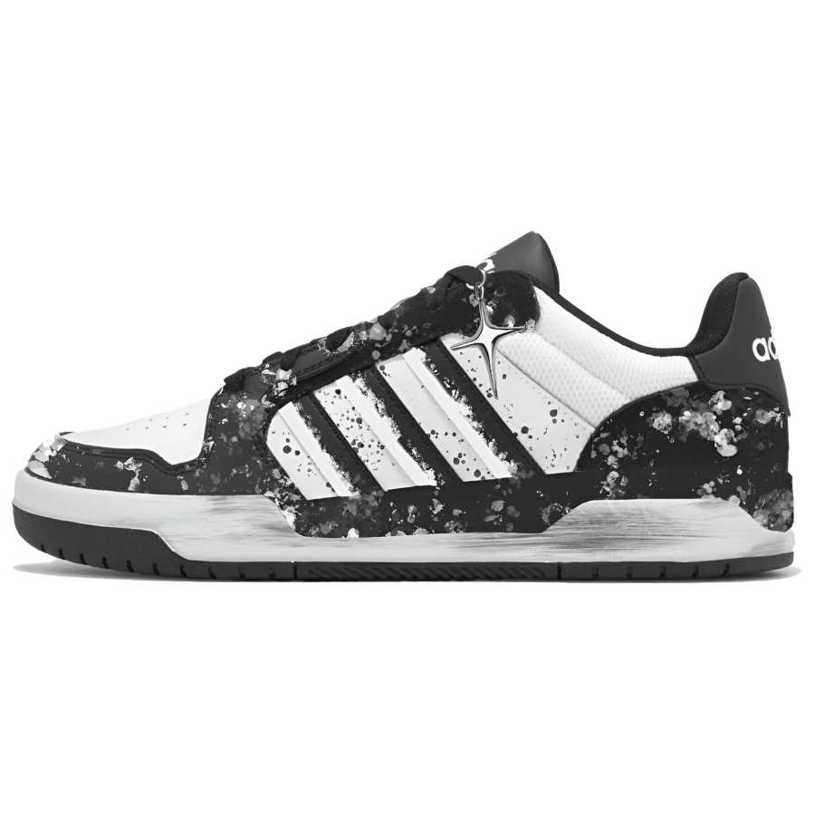 Adidas Adidas ENTRAP Yanjue Liuren, Couple's, Boyfriend Edition Synthetic Leather Abrasion Resistant Lightweight Low top