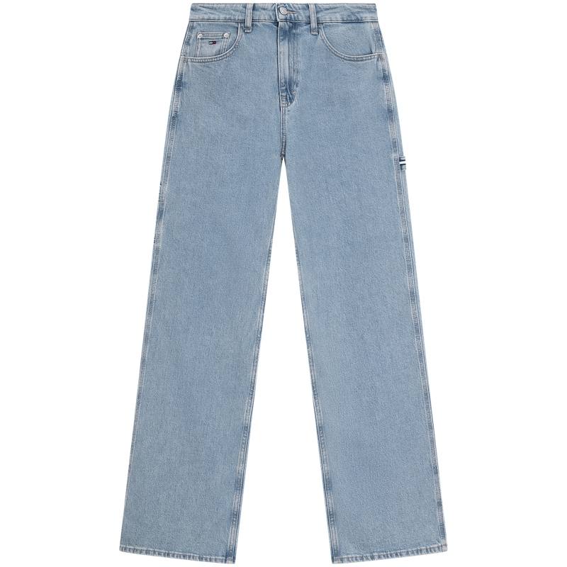 Tommy Hilfiger Jeans Women's Denim Blue 1AB Moderate Straight Fit Pants