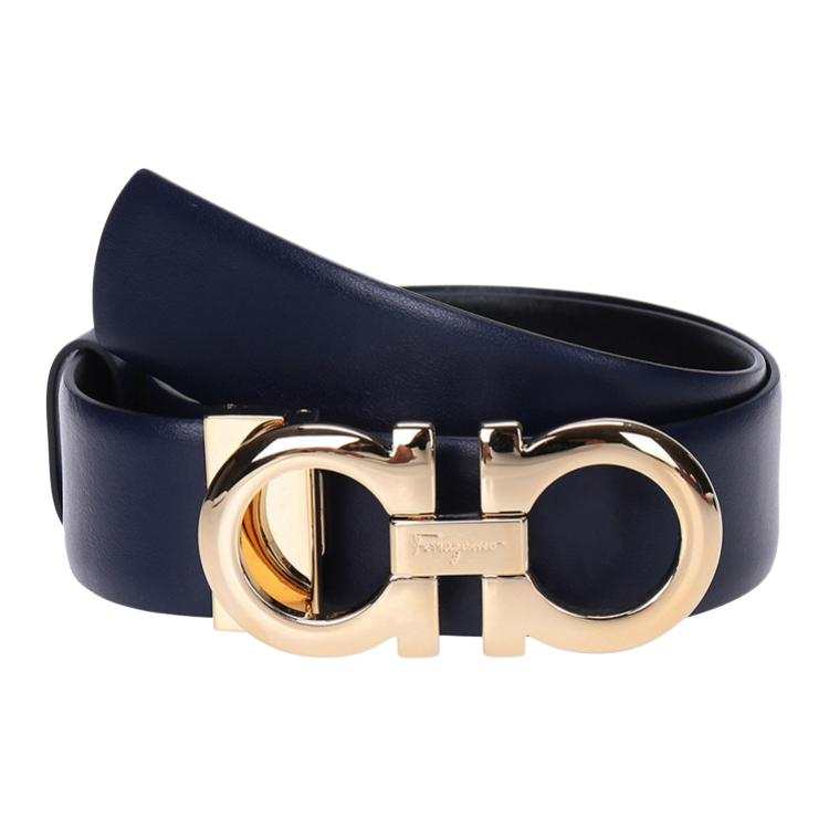 Ferragamo Ferragamo Double Gancini Bit Belt