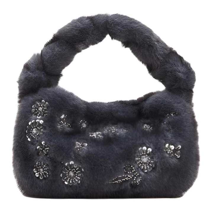 ZARA ZARA Polyester Handbag Mini Women's Purple