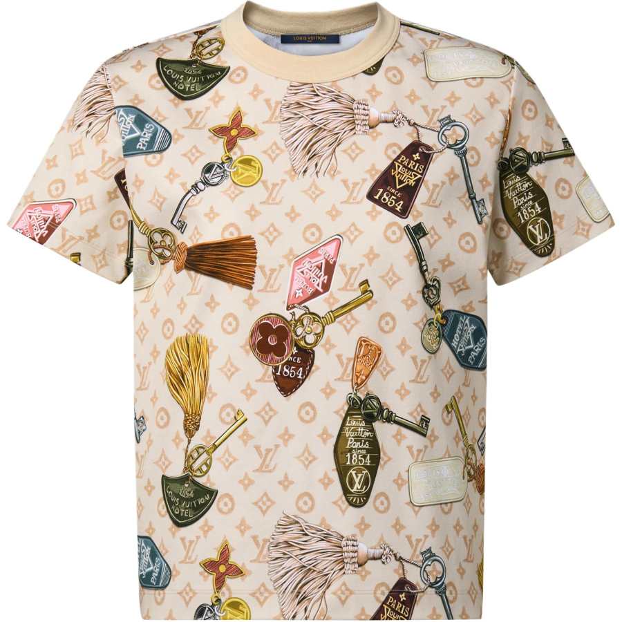 LOUIS VUITTON Monogram Regular Sleeve T Shirt Women's