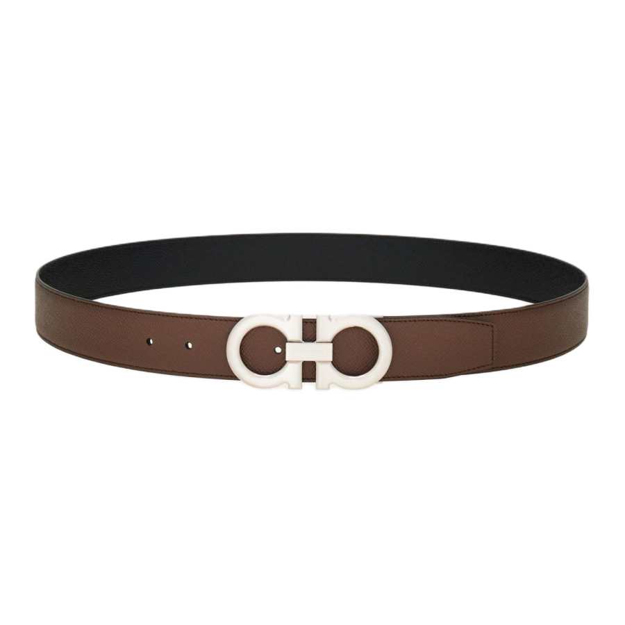 Ferragamo Ferragamo Gancini-buckle reversible leather belt
