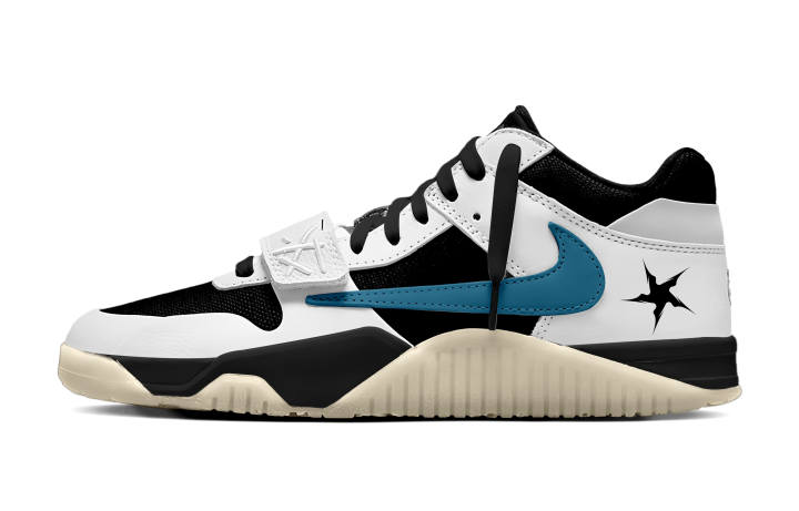 Jordan Jordan x Travis Scott Jumpman Jack Trendy Travis Scott X AJ1 Slip Resistant Abrasion Resistant Mid top