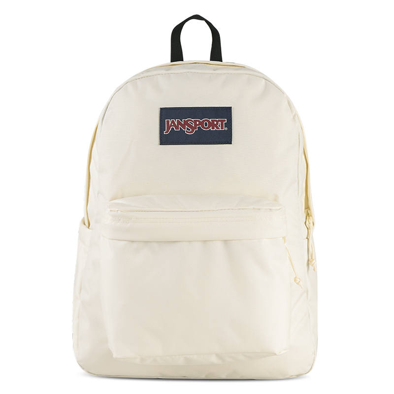 JanSport JanSport 4QUE Polyester Students Backpack Regular Unisex White Moonlight