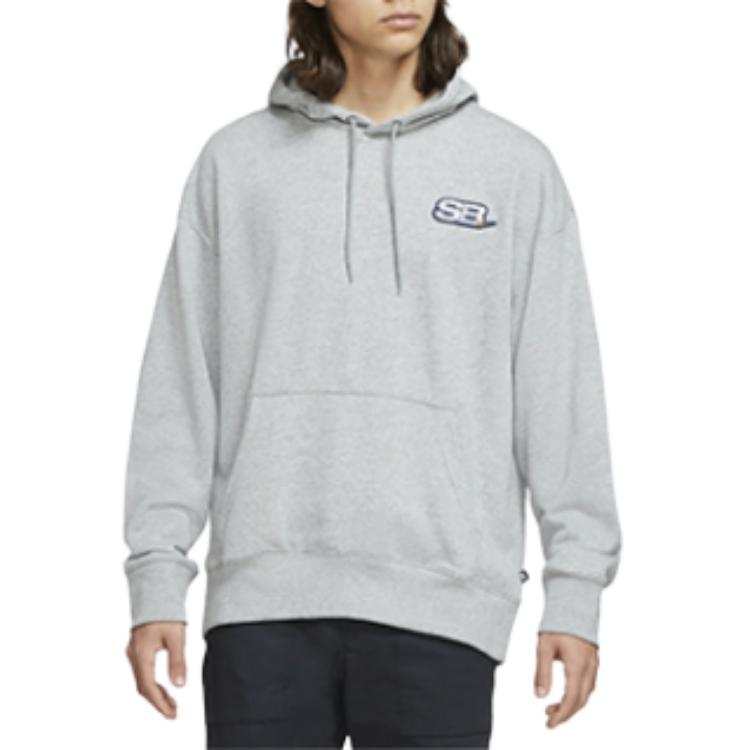 Nike Nike SB Sweatshirts Men's Gray Hooded Non Detachable Moderate