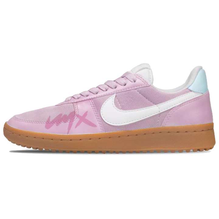 Nike Nike Field General '82 Pink Lime Light Wave, Spacious Space Canvas Low top Skateboard Shoes Women's White Pink