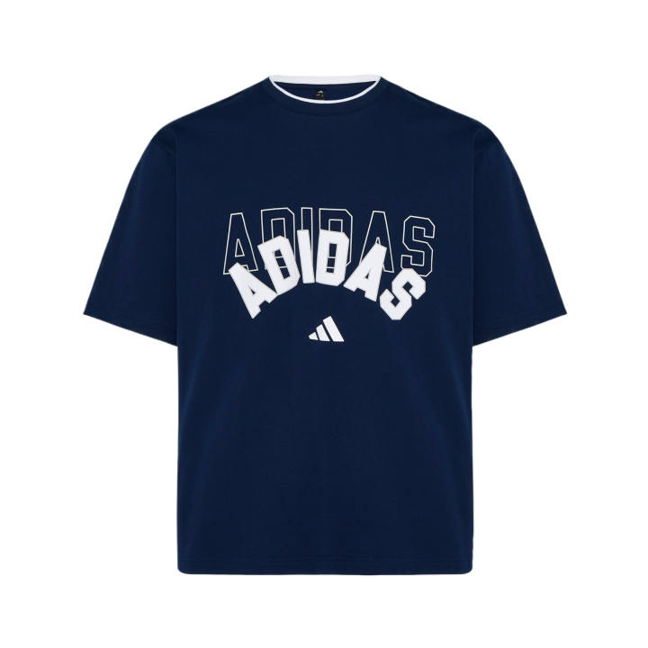 Adidas Adidas T Shirts Unisex College Navy Crew Neck