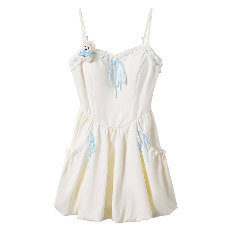 FABRIC PIG Slip Dresses Women's Boat Neck Moderate Short