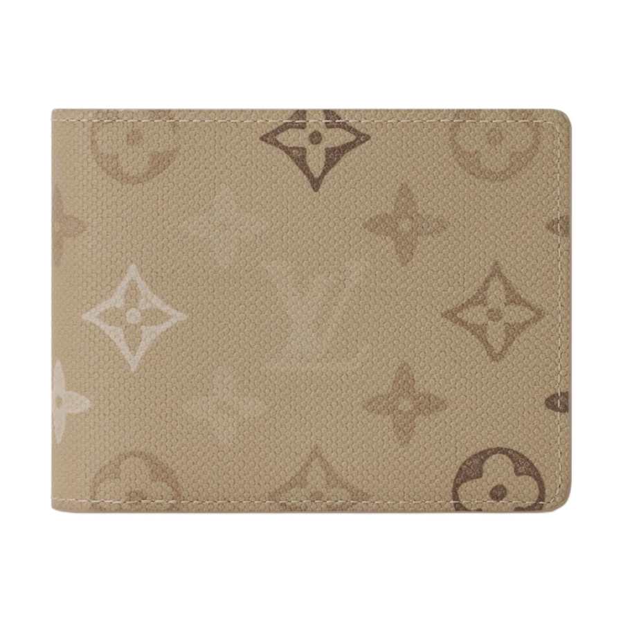 LOUIS VUITTON LOUIS VUITTON Multiple Monogram Surplus Coated Canvas Wallet Men's Sand
