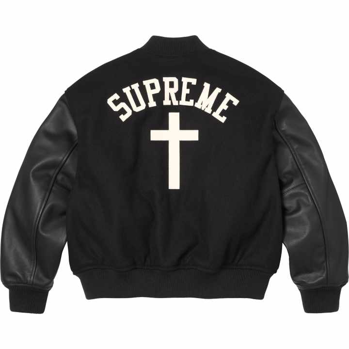 Supreme Supreme SS26 WEEK7 Cross Varsity Jacket Unisex