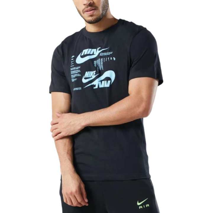 Nike Nike Club T Shirts Men's Black Crew Neck