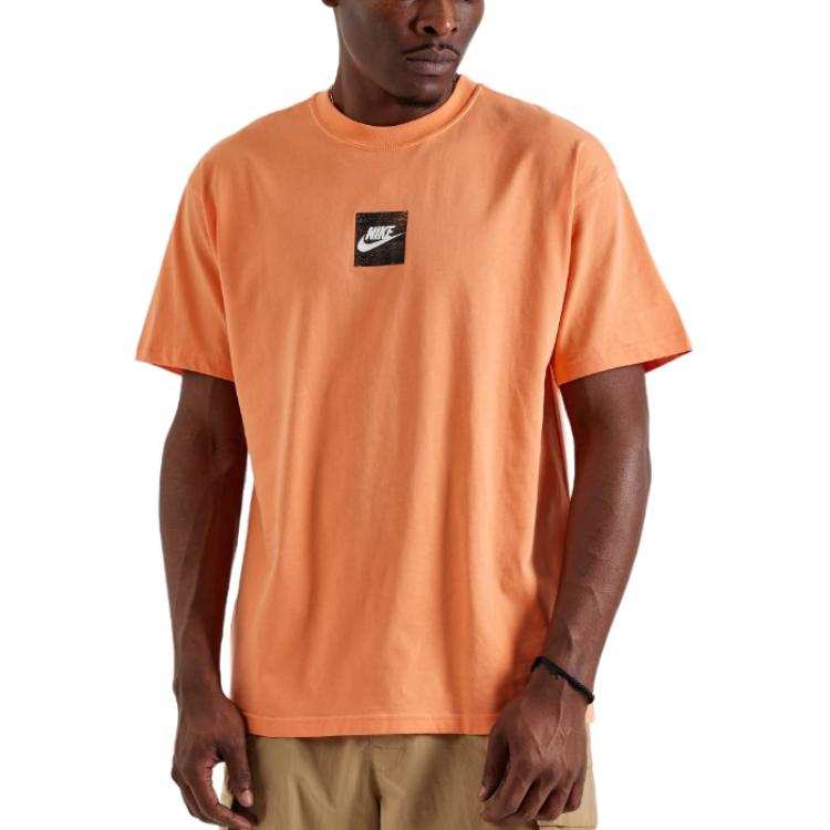 Nike Nike Sportswear T Shirts Men's Orange Crew Neck