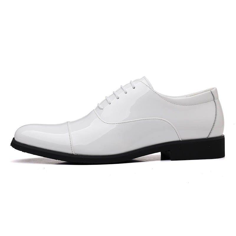 Hodo Patent Leather Casual Leather Shoes Men's