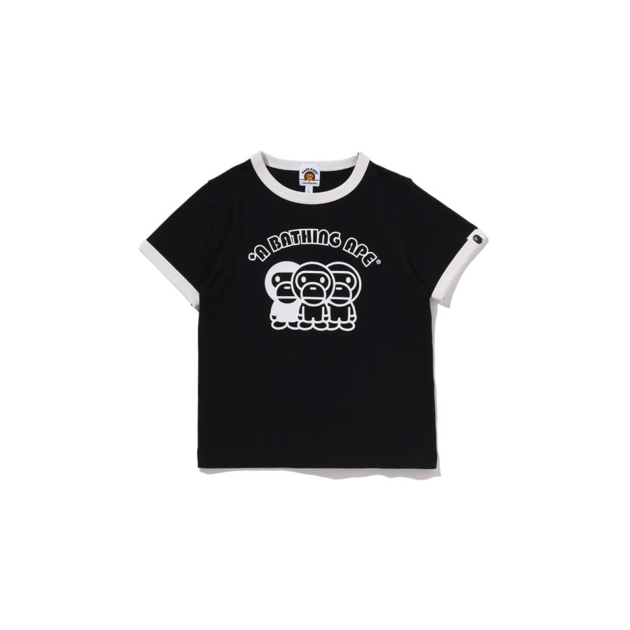 A BATHING APE Kids T Shirts Crew Neck Moderate