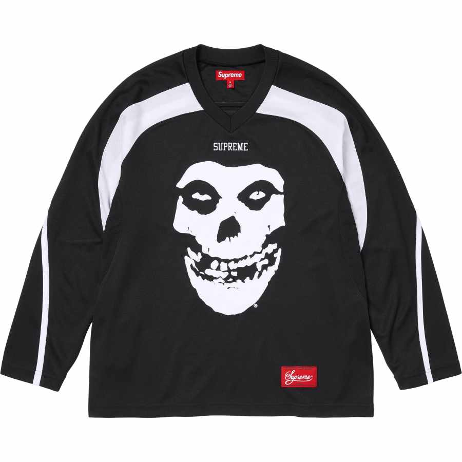 Supreme Supreme x The Misfits SS26 WEEK7 Hockey Jersey Ice Hockey Pucks Jersey Unisex