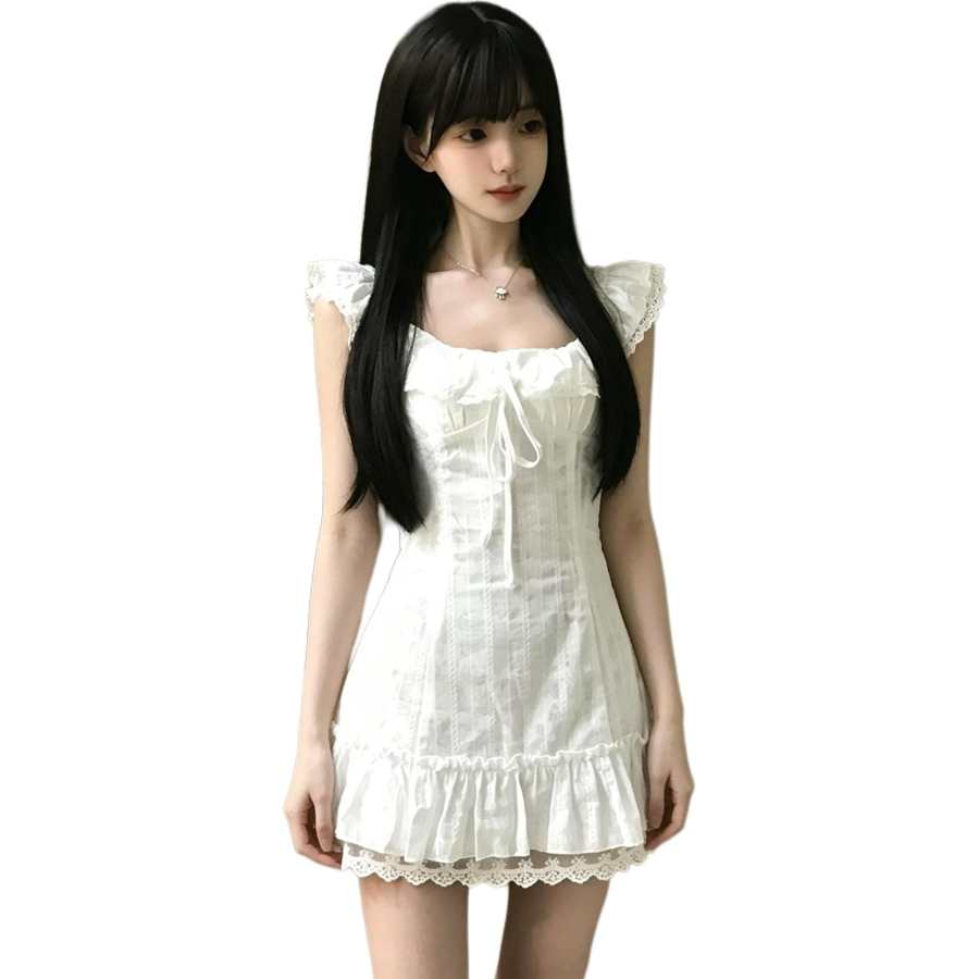 Cotton Gene Short Sleeved Dress Women's