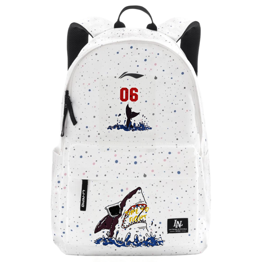Li-Ning Li Ning Polyester Backpack Unisex Baby's Breath
