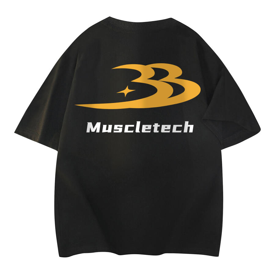 MUSCLETECH MUSCLETECH T Shirts Unisex Crew Neck Thin Heavyweight