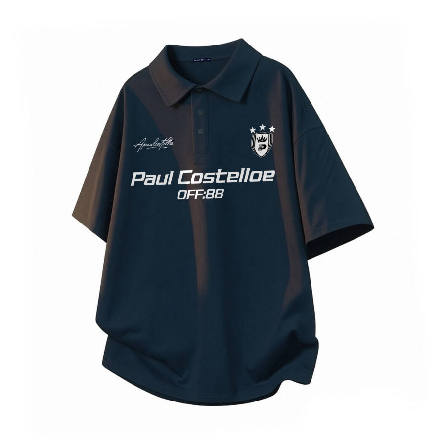 PAUL COSTELLOE T Shirts Unisex Polo Collar Thin Heavyweight