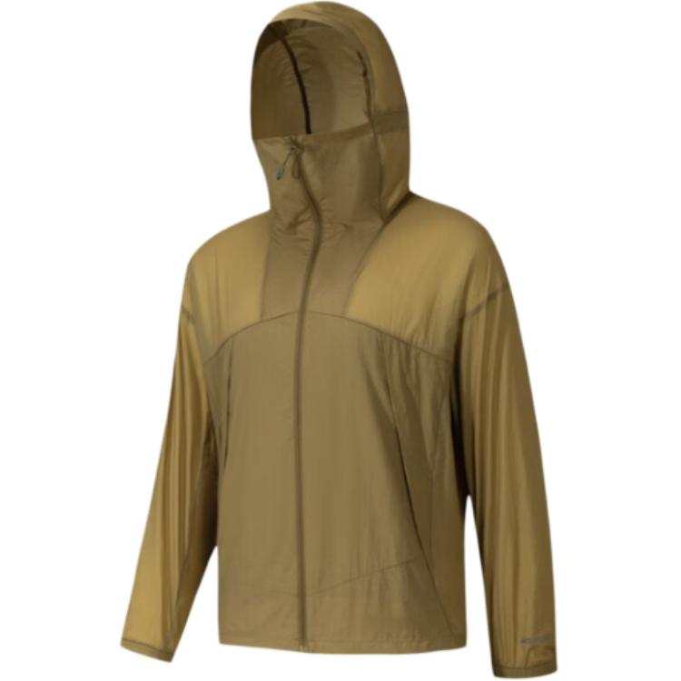ANTA ANTA Jackets Men's Dark Green Hooded Moderate Wind Shell