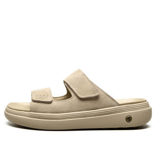 YEARCON Cow Split Leather Beach Sandals Men's